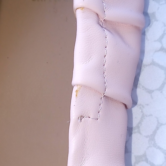 Sam & Libby Blush Pink Ruched Flats - Picture 5 of 7